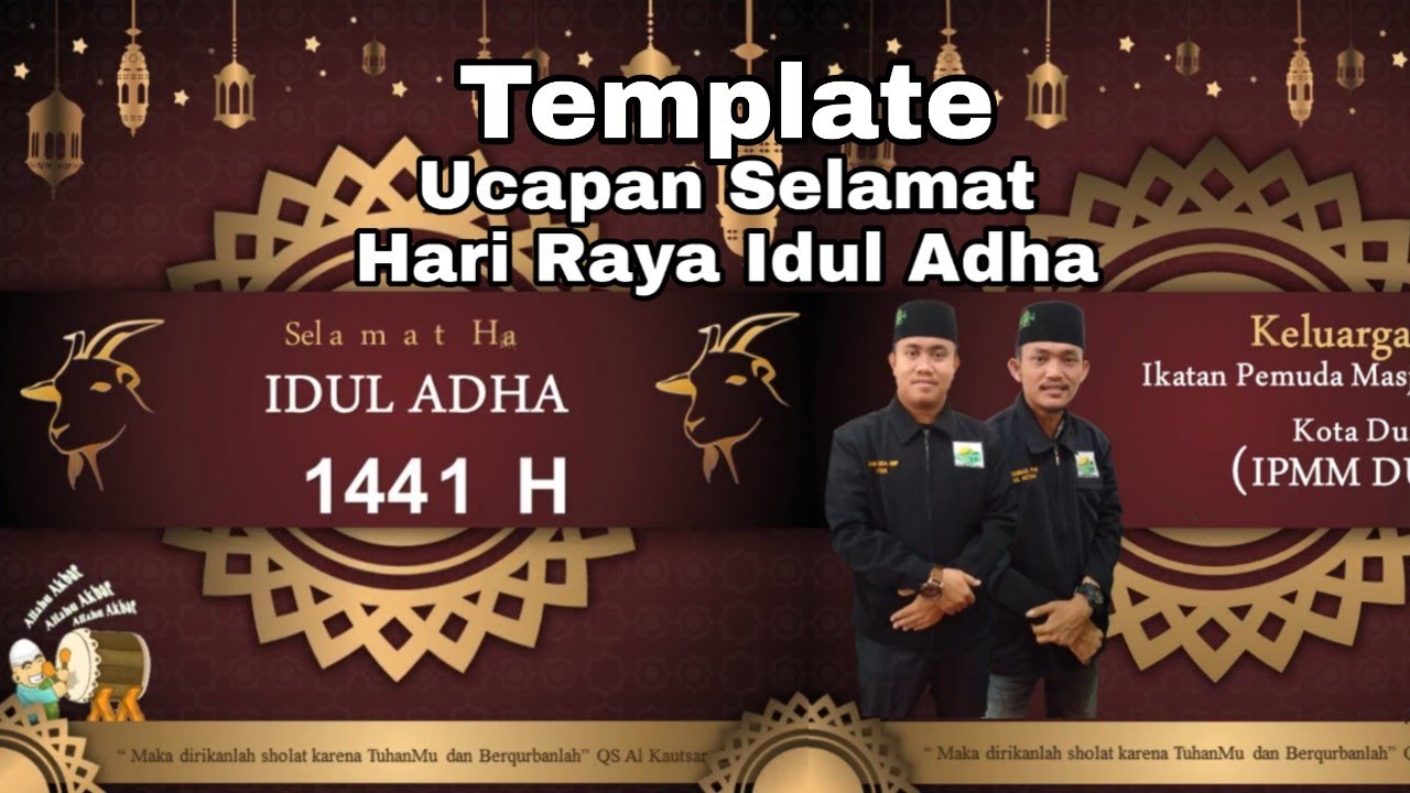 Template Ucapan Selamat Hari Raya Idul Adha - YouTube