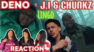 DENO - Lingo (Official Music video) ft. J.I & CHUNKZ | UK REACTION 🇬🇧🔥