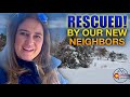 RESCUED BY OUR NEIGHBORS! SPRING STORM DILEMMA!  New House, New Adventures - Snow, Snow Go Away!