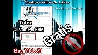 Tutorial Custom Pin BBM