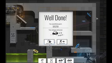 Bridge Constructor Portal Level 56 (Easy way)