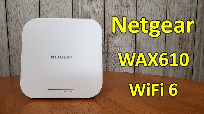 NETGEAR WAX610Y WiFi 6 Access Point Outdoor Point-to-Point Test - YouTube