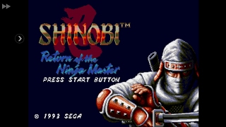 Shinobi Return Of The Ninja Master Sega Classic Gameplay screenshot 5
