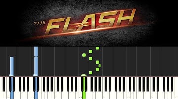 The Flash - Main Theme (Piano Tutorial + sheets)