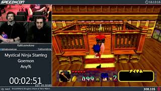 Mystical Ninja Starring Goemon - Any% by Kaktusmelone | SpeedCon 2024