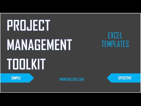 Project Management Toolkit - Excel Templates - Introduction