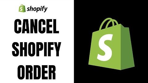 How to cancel shopify order ll Cancel shopify order (2023)