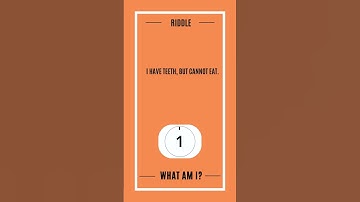 I have teeth, but cannot eat 🍔  #shorts #riddles #riddle #riddleswithanswers #viral