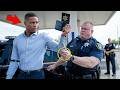 Cop Harasses Innocent Black Man, Turns Pale After Seeing His Secret Service ID