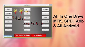 All In One Drive MTK, SPD,  Adb & All Android Driver