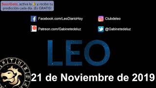 Horóscopo Diario - Leo - 21 de Noviembre de 2019