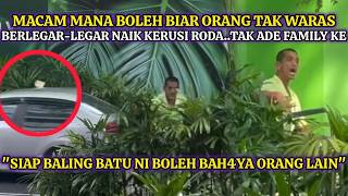 LELAKI MENG4MVK BALlNG BATU 'BESAR' KE ARAH DUA KERETA