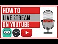 How To Live Stream On YouTube - Start To Finish 2020