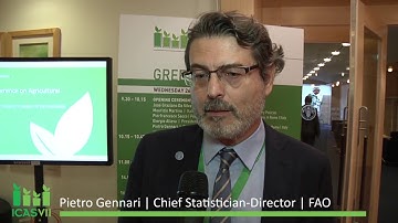 Interview  Pietro Gennari, Chief Statistician of FAO (ICAS, 26 OCT 2016)