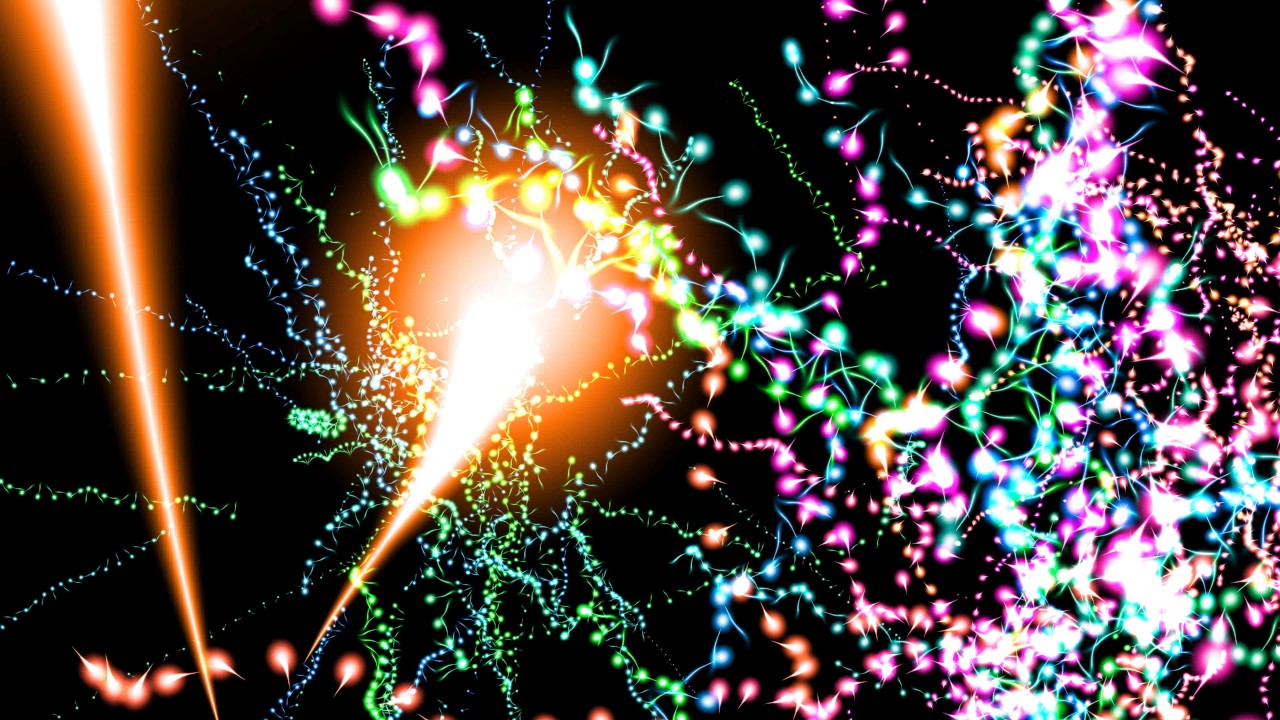 4K ♫ Music Video ♫ Super Crazy Colorful Particle Array ♫ 2160p Motion  Background AA VFX - YouTube
