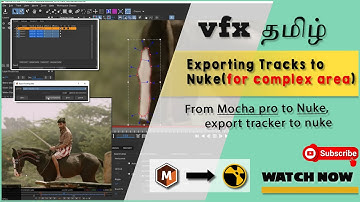 Mocha pro to Nuke | Tracking for complex | Exporting track | Nanthu VFX Factory #CGKalvi
