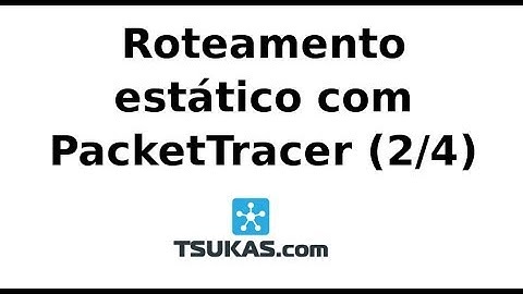 Roteamento Estático com Cisco Packet Tracer (2/4 - 1 roteador)