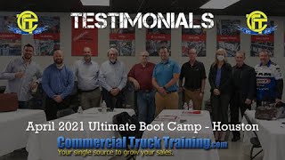 Ultimate Boot Camp Testimonials: Houston - April 2021