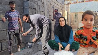 Muslim and Azita's new house: Building welding