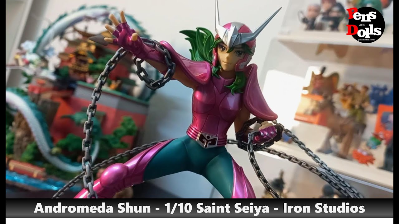 Com detalhes: Estátua Shun de Andromeda - 1/10 Art Scale - Saint Seiya - Iron Studios