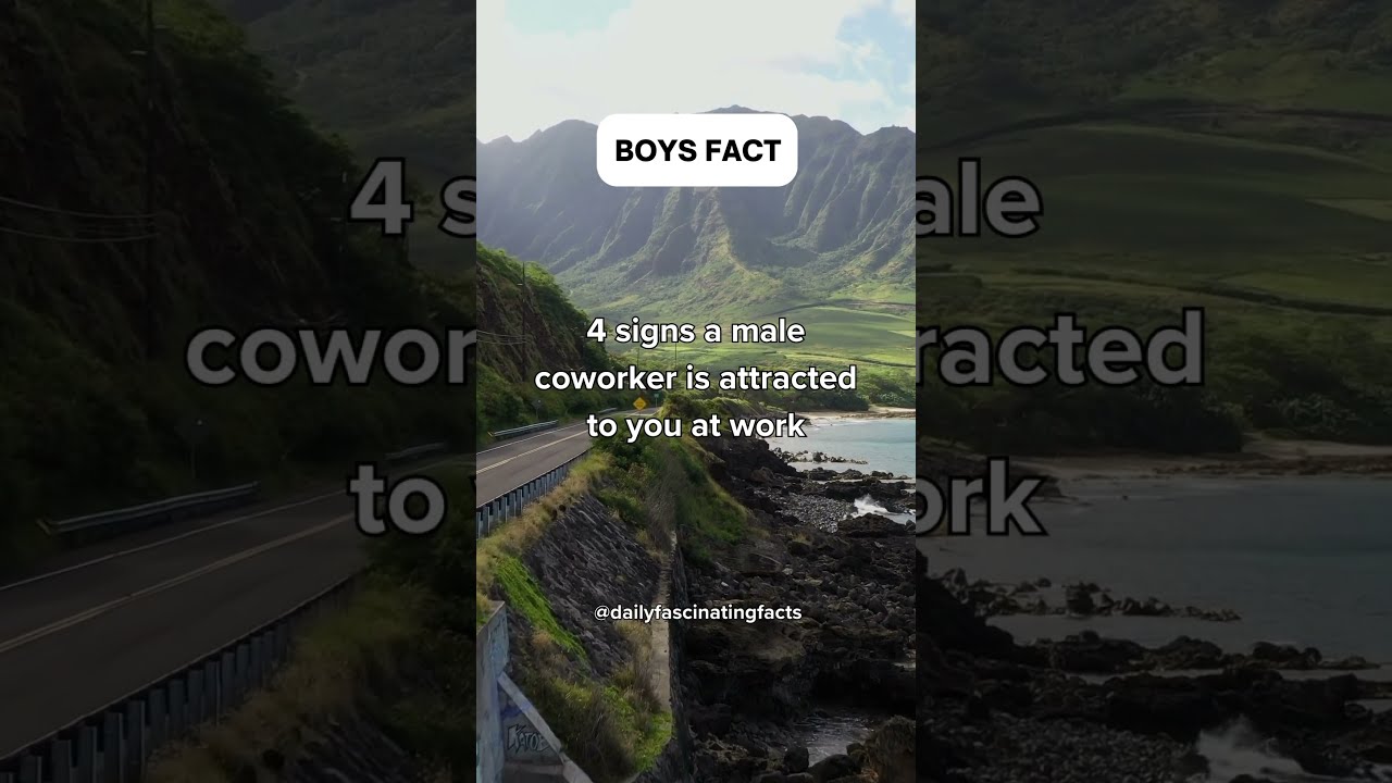 4 Signs A Male Coworker Is Attracted To You At Work Shorts Boy Boys Facts Subscribe