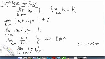 Sequences   Overview pt 2 | Single Variable Calculus for Sci & Eng | Griti