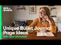 Bullet journaling page ideas to beat procrastination