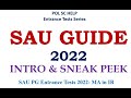 SAU GUIDE -2022: INTRO &amp; SNEAK PEEK