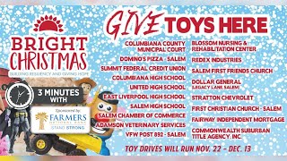 5th Annual Bright Christmas Expects 400 Children | 3 Minutes With 12-3-21