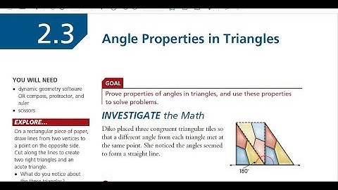 FM 20 2.3 Angle Properties in Triangles