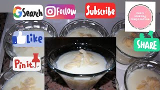 HOW TO MAKE MAHLABIYA //MAHA BLANCA //ARABIC STYLE ||SEN'S COOKING COMPILATION