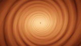 Smooth Orange Hypnotic Spiral on a Black Background. 4K 60fps Loop