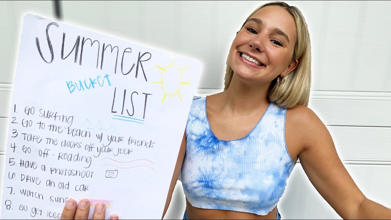 completing my summer bucket list *IN ONE DAY*