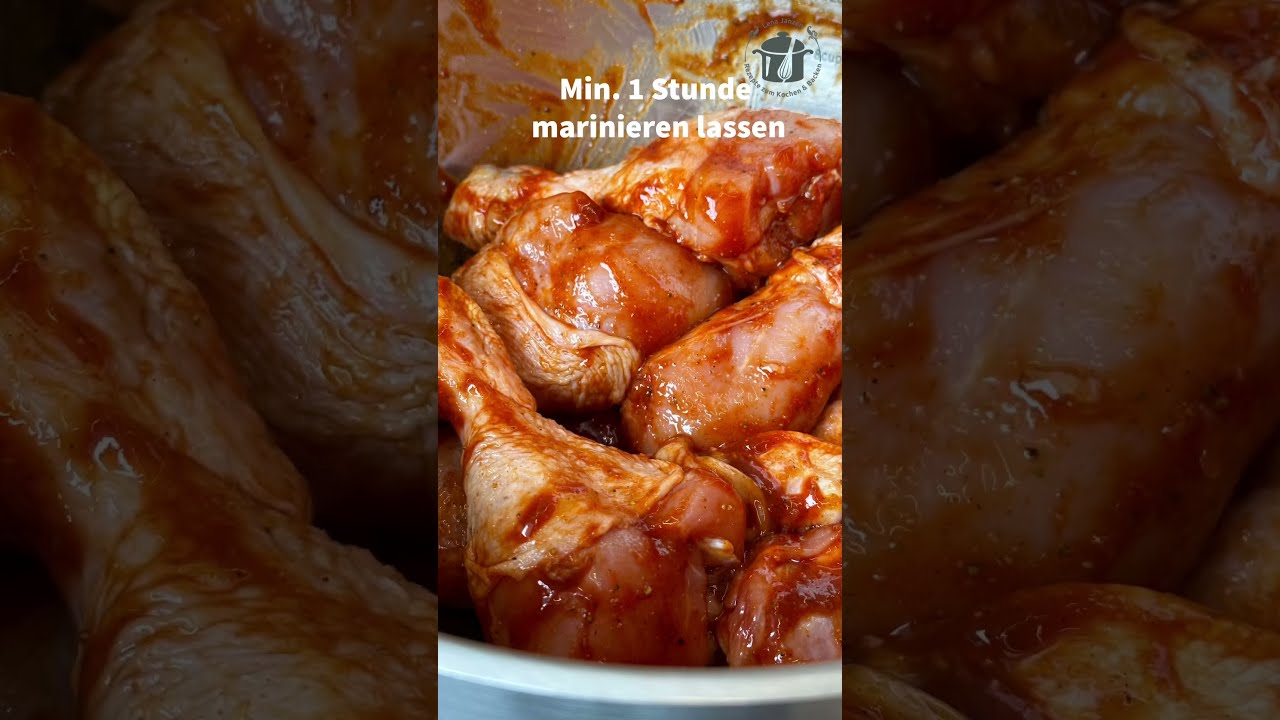 Hähnchenkeulen so lecker/ Shorts - YouTube