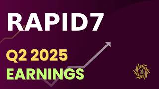 Rapid7 RPD Q2 2025 Earnings Call