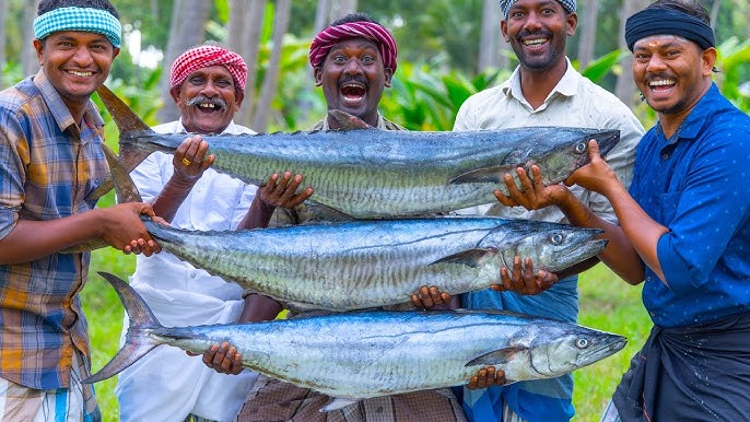 KING FISH GRILL, Spanish Mackerel Fish Grill with Banana Leaf