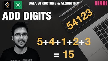Add Digits |  How to extract digits from number solutions c++ | Leetcode | Hello World