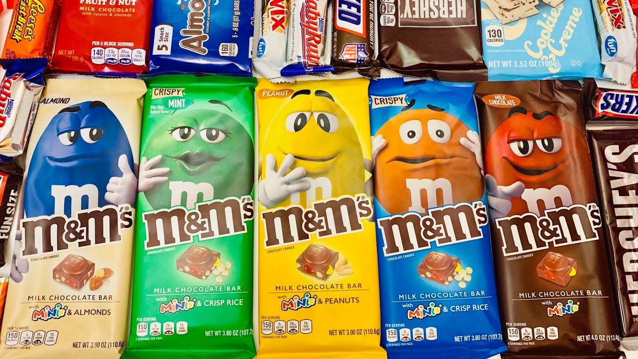 New M&M's Chocolates All Flavors Lot's of Chocolates YouTube