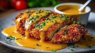 É assim que eu preparo frango! Schnitzel de frango crocante é o jantar perfeito!