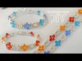 DIY. Boncuk ile bileklik yapımı.Bileklik nasıl yapılır./How to make beaded jewelry. Elegant bracelet