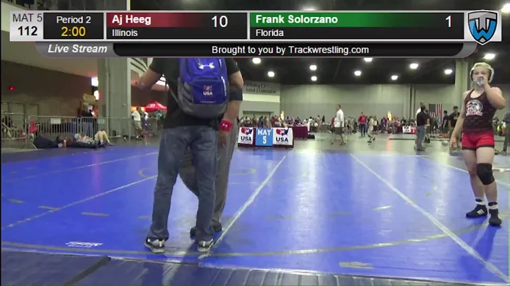3114 Schoolboy 112 Aj Heeg Illinois vs Frank Solor...