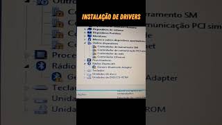 Drivers do Windows 7 não instalados