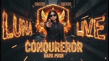 🚨 TOP 100 LIVE CONQUEROR RANK PUSH 🔥 #bgmi  #live #telugugirlgamer #pubgmobile #conqueror