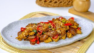 Orak Arik Telur Bakso Kecap