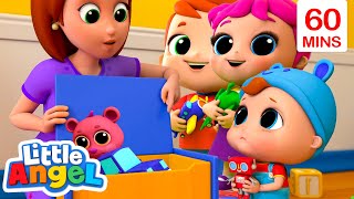 Clean Up Toys Song | 1 Hour of Healthy Habits Little Angel Nursery Rhymes by Healthy Habits Little Angel Nursery Rhymes 57,782 views 11 months ago 1 hour, 1 minute