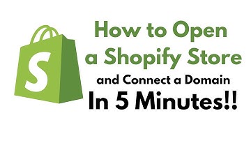 How to Create a Store and add a Domain in Shopify 2022