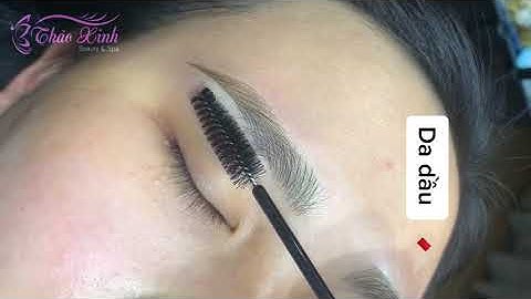 Điêu khắc chân mày Shading màu nâu đen sợi mảnh nhẹ đẹp tự nhiên