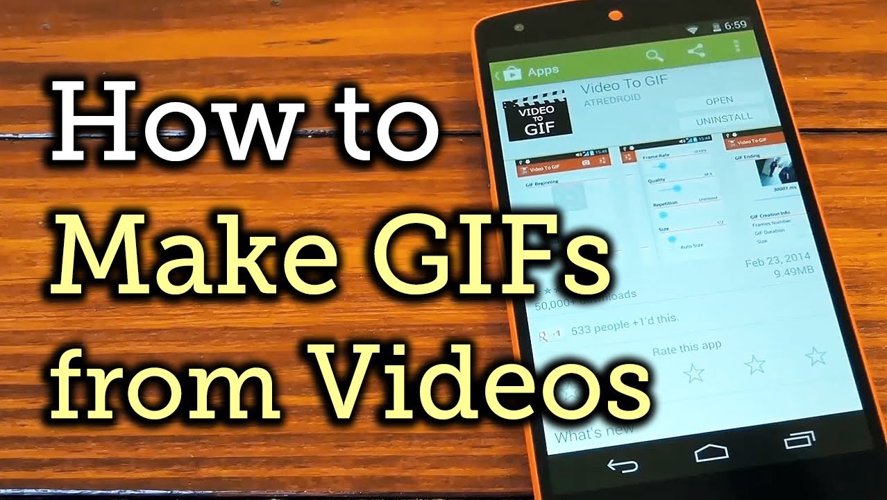 How to make a GIF from a video (on mobile or desktop) 