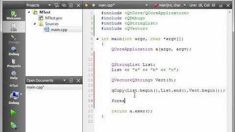 C++ Qt 44 - qCopy Algorithm