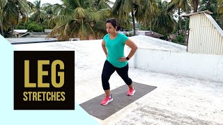 Anju Habeeb Fitness - Post Workout Leg Stretches | അഞ്ജു ഹബീബ് ഫിറ്റ്നസ് - ലെഗ് സ്‌ട്രെ‌ച്ച്